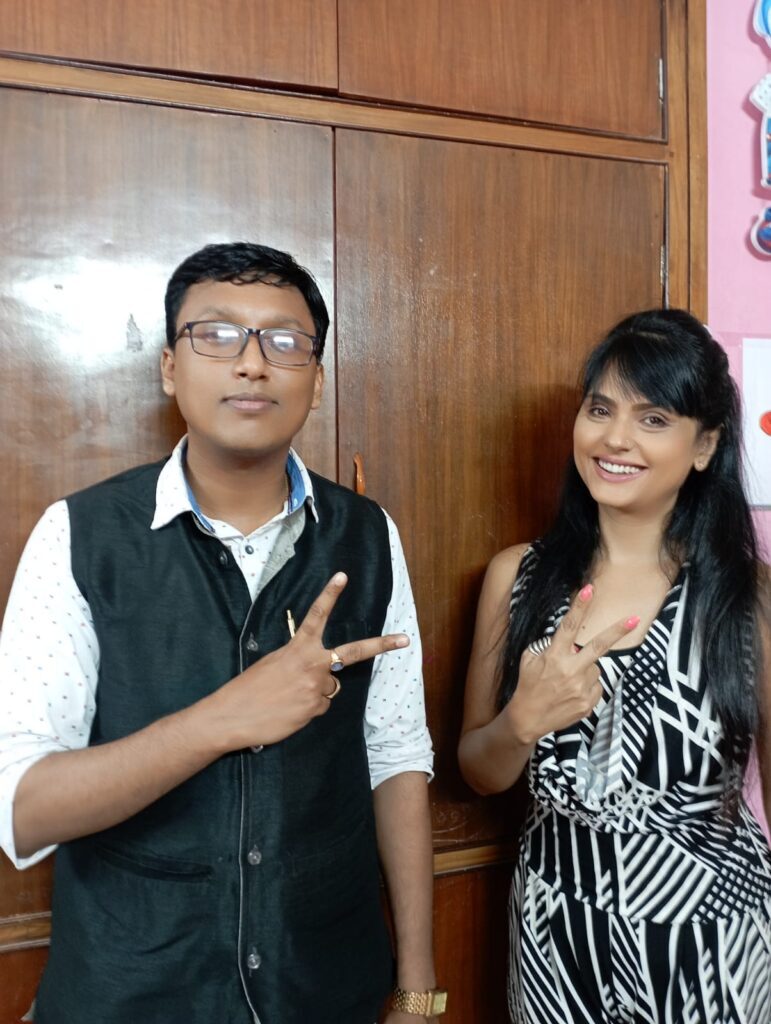 Rupa Bhattachariya with Shree Somok
